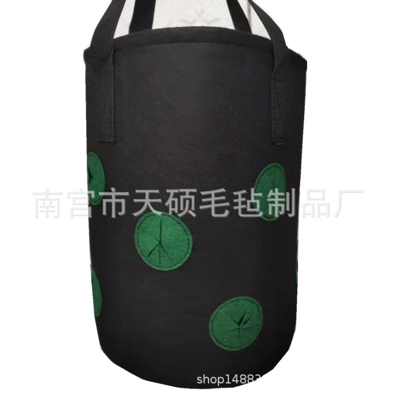 Hanging plant Container plant decorate Pepper felt Non-woven fabric Strawberry Bag Rhizome Diaodai