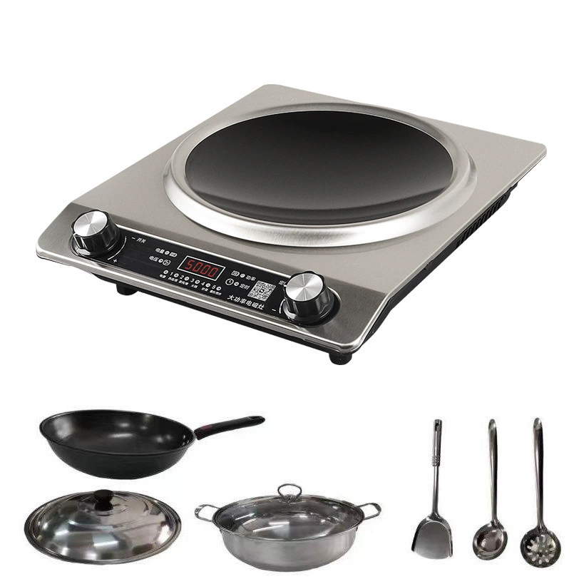 Concave induction cooker electric ceramic furnace household commercial fire high power multi-function fire one piece gift cross-border