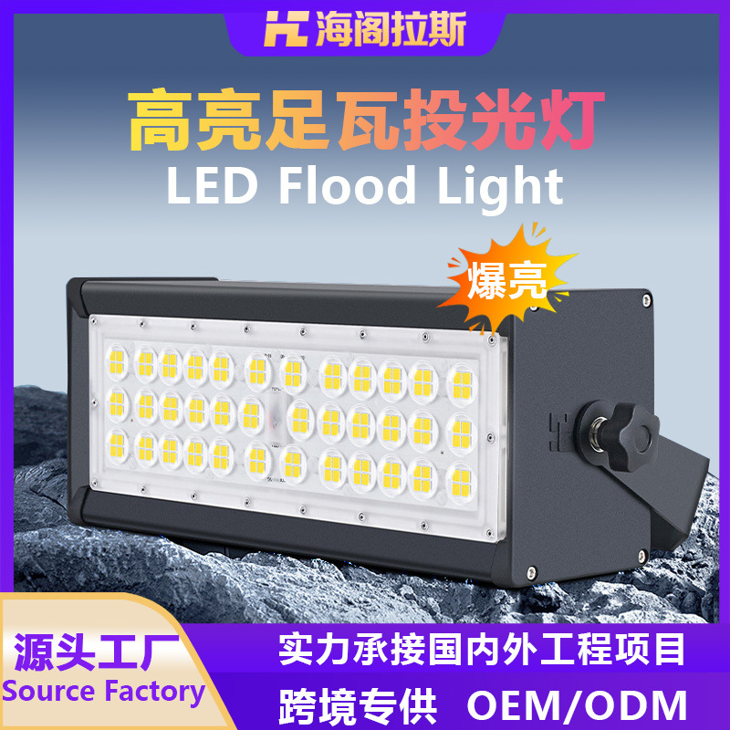 Led Floodlight Outdoor Waterproof 200W Engineering-Specific Basketball Court Light Tunnel Light Led Flood Light