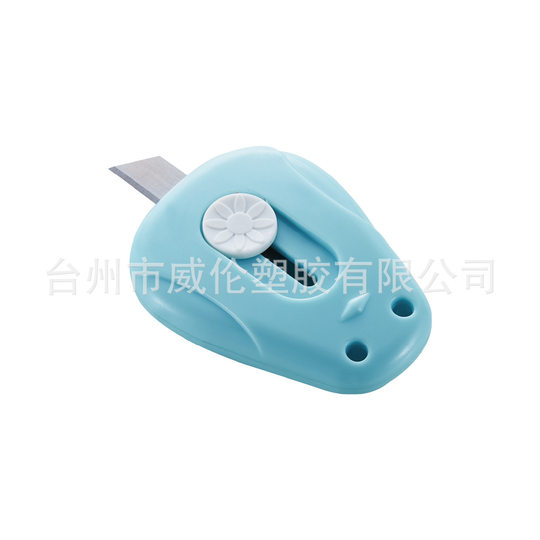 Jz-ins Wind Transparent Box Opening Knife Simple Office Art Cutter Mini Portable Express Knife