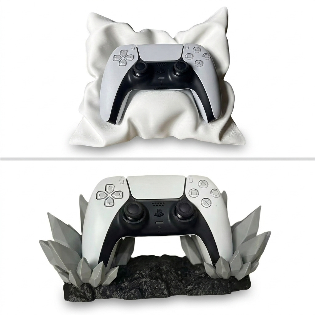 PS4PS5 Xbox Gamepad Stand Switch Almacenamiento Base Decoración de escritorio Consola de juegos Compatible Creatividad image 6
