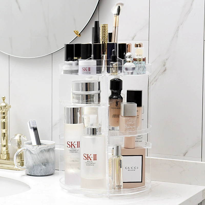Transparent hair mesh, capacious makeup box, storage system, (Physicals), internet celebrity