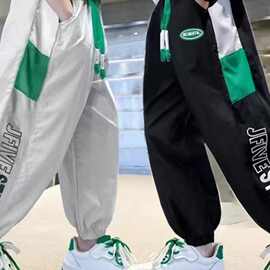 男童冰丝防蚊裤夏季薄款2026新款潮帅气儿童男孩裤子夏中大童夏裤