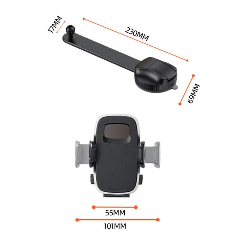 Suction cup mobile phone bracket 2025 new car navigation special car universal fixed support magnetic car bracket