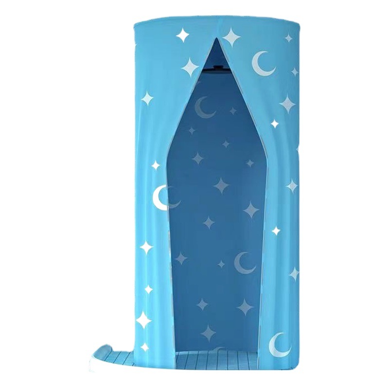 Round Bath Cover Adult Baby Household Bath Account Thickened Thermal Insulation Winter Shower Curtain Collapsed Cold-proof Enclosure