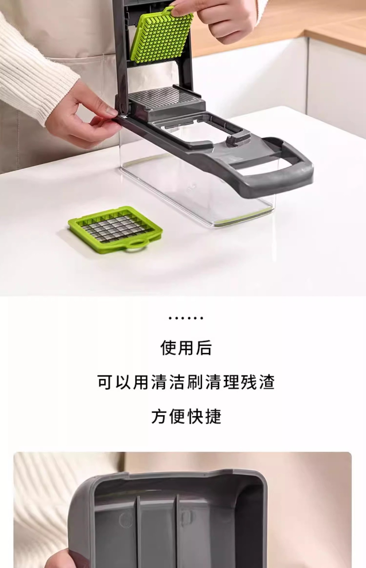 16-in-1 Multifunctional Vegetable Cutter Cross-Border Chopping Tool Fruit and Vegetable Slicer Potato Shredder Kitchen Home Use