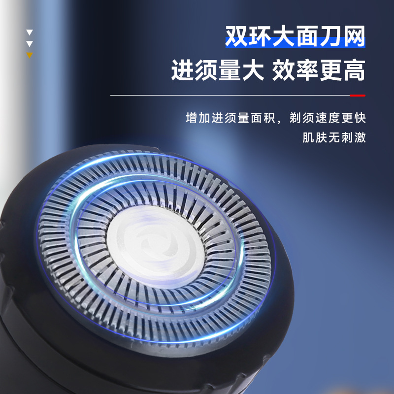 Komei máquina de afeitar portátil KM - 277 multifuncional máquina de afeitar eléctrica 3 - en - 1 recorte de pelo nasal conjunto de máquina de afeitar