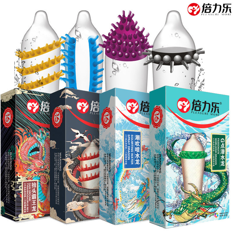 Condones G-spot, condones grandes, productos de planificación familiar, dientes de lobo, cubierta de boca más delgada, cubierta de boca más compacta