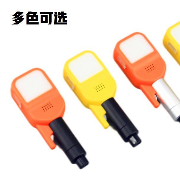 Rompiendo ventanas de automóviles, presione el martillo salvavidas eyector, luz de advertencia de luz roja y azul del automóvil, luz de herramienta de reparación de alarma de emergencia