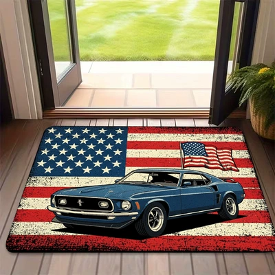 Avtomobil döşəmə paspasları: TEMU American retro distressed style