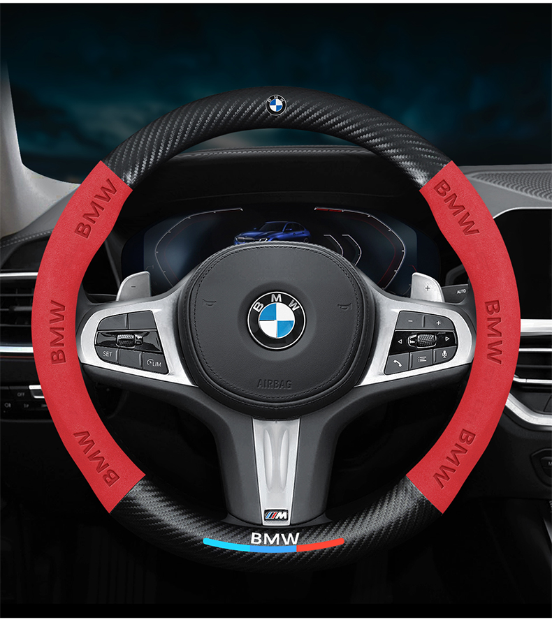 Suitable for BMW steering wheel cover 5 series 3 series 1 series 2 series 4 series 6 series X1X2X3X4X5X6X7 four seasons car