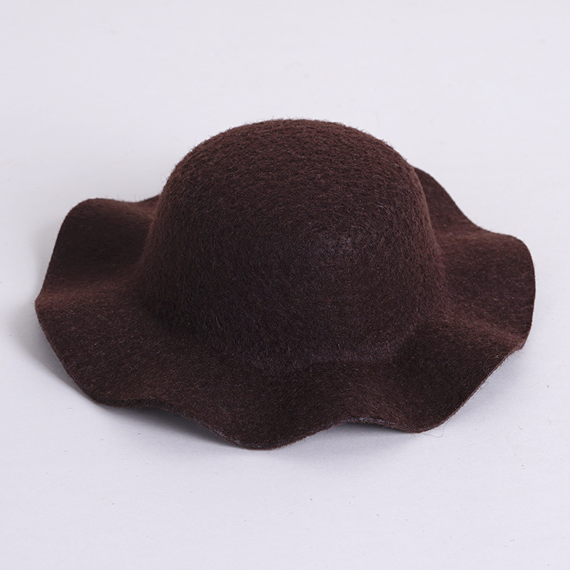 Labu nuevo sombrero de feltero abierto sombrero de cúpula sombrero accesorios de moda sombrero mini sombrero muñeca