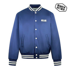24新款秋冬美式棒球服夹克男女外套宽松中性简约高品肤感百搭高街