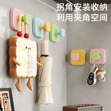 多巴胺吸盘挂钩免打孔强力承重浴室门后墙上挂衣架真空无痕粘钩