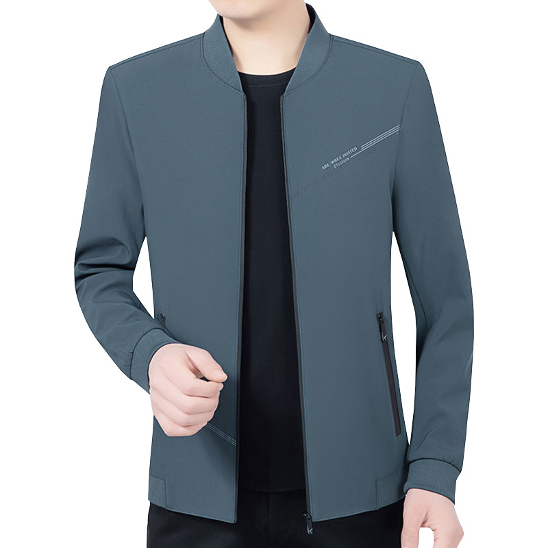 Entrega de una pieza de primavera y otoño chaqueta de hombre joven delgada capa superior casual estilo coreano moda guapo