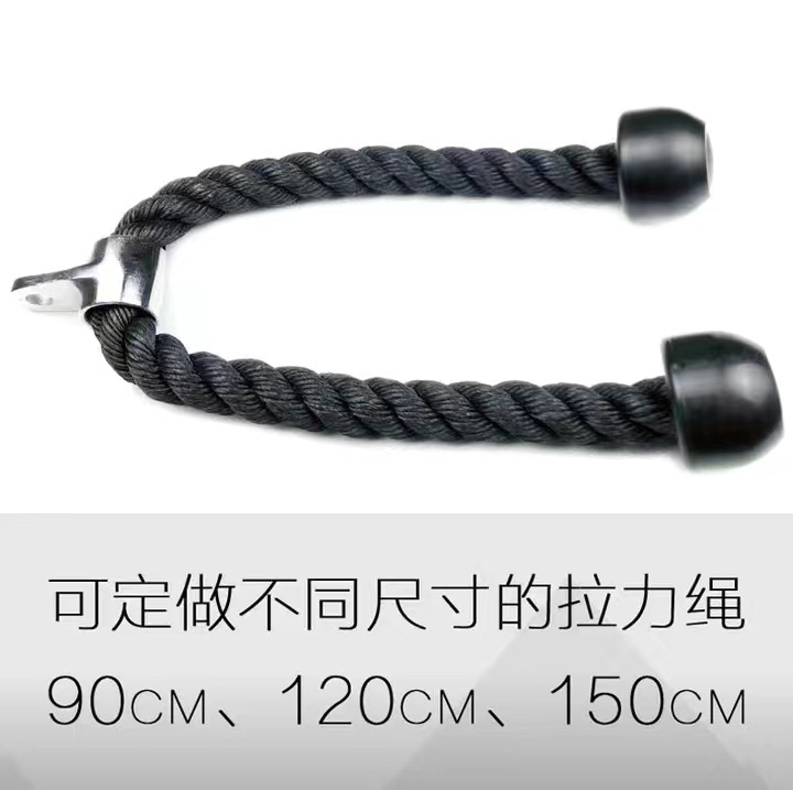 Tríceps tríceps volando pájaro entrenador baja presión cuerda pórtico deportes tirón-abajo mango fitness cuerda doble cabeza hombres al por mayor