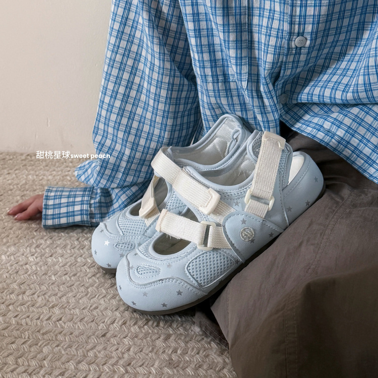 Xiaozhong Wa Points deportivo hueco cabeza de bolsa de mujer verano transpirable 2026 nuevos zapatos de mujer zapatos deportivos casuales zapatos simples image 3