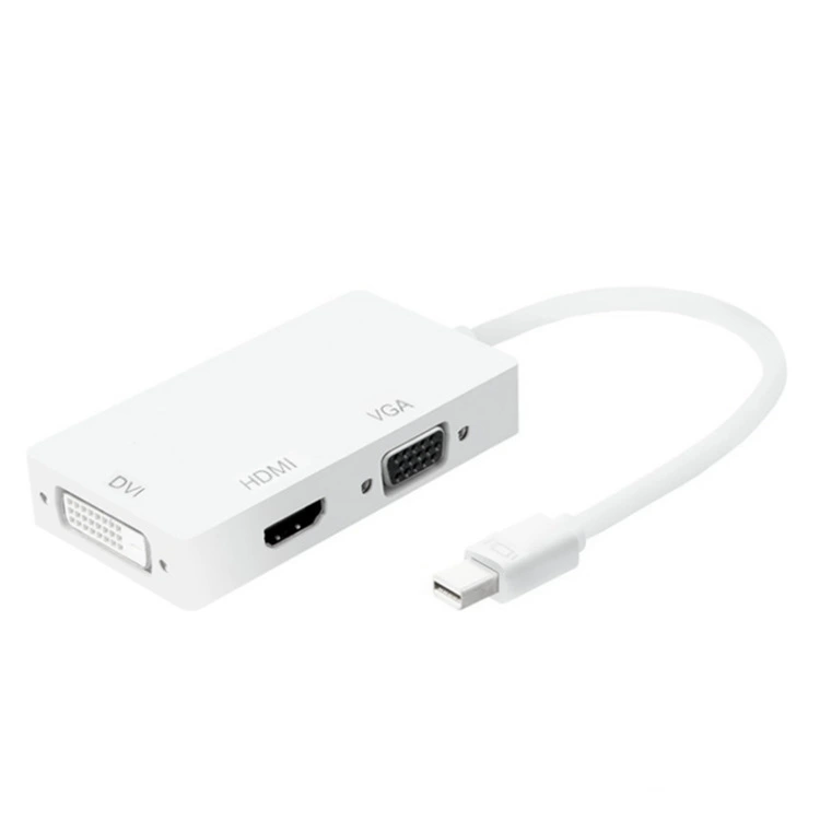 DP to HDMI VGA DVI конвертер три-в-один ноутбук мини молния ротор соединитель кросс-граница фабрика напрямую