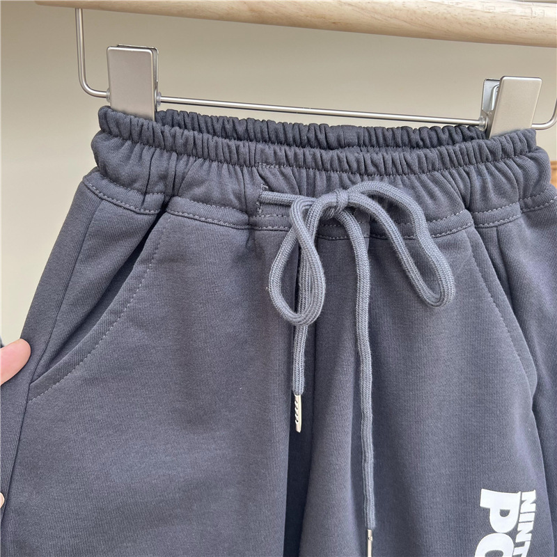 Ragazzi Autunno 2024 American Alphabet Sport Bambini Casual e Bello Esplosivo Strada Largo Scuola Media Cotone_voghion.com