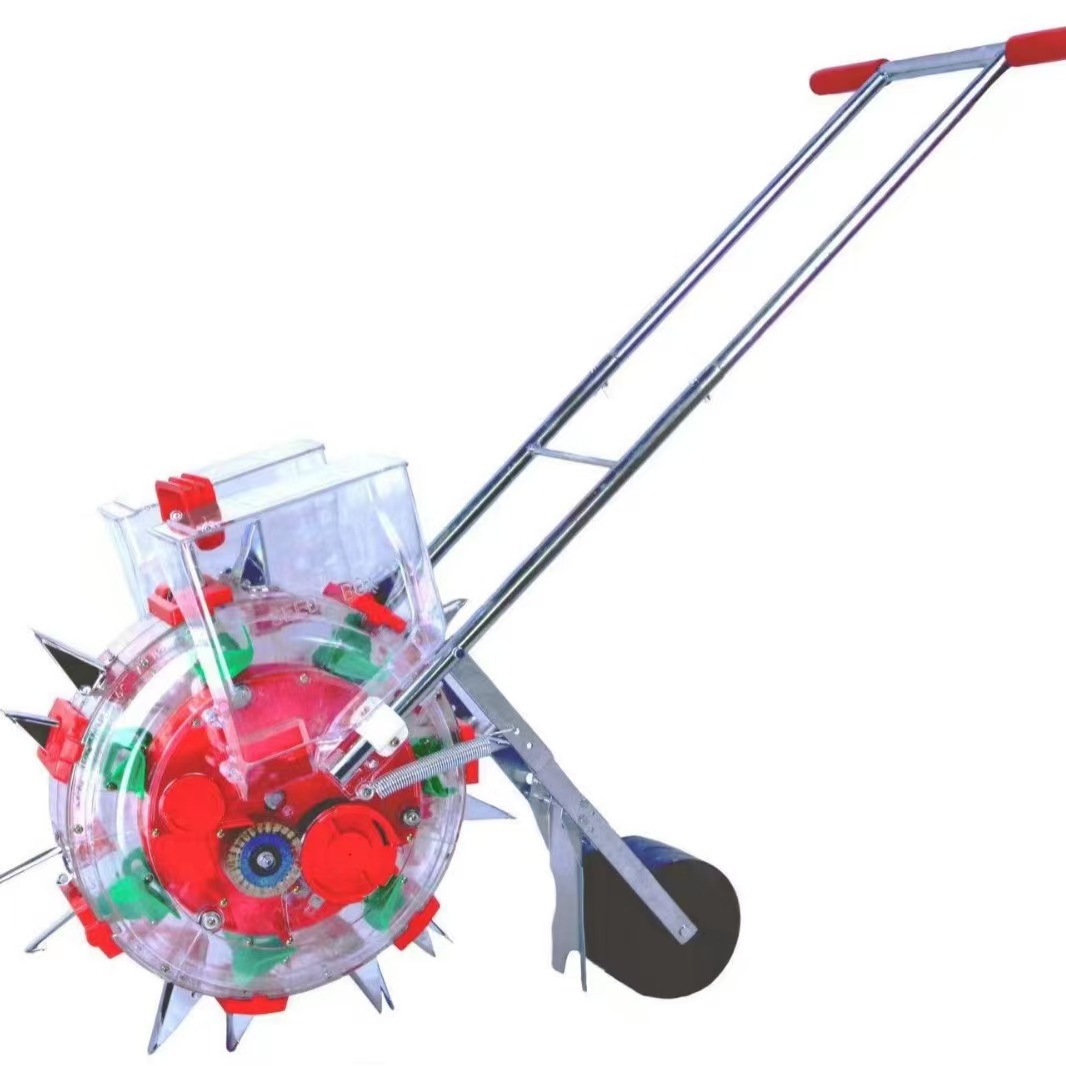 Siembra de maíz empujada a mano siembra de maní y soja siembra precisa siembra de fertilizante simultánea siembra automática multifuncional image 10