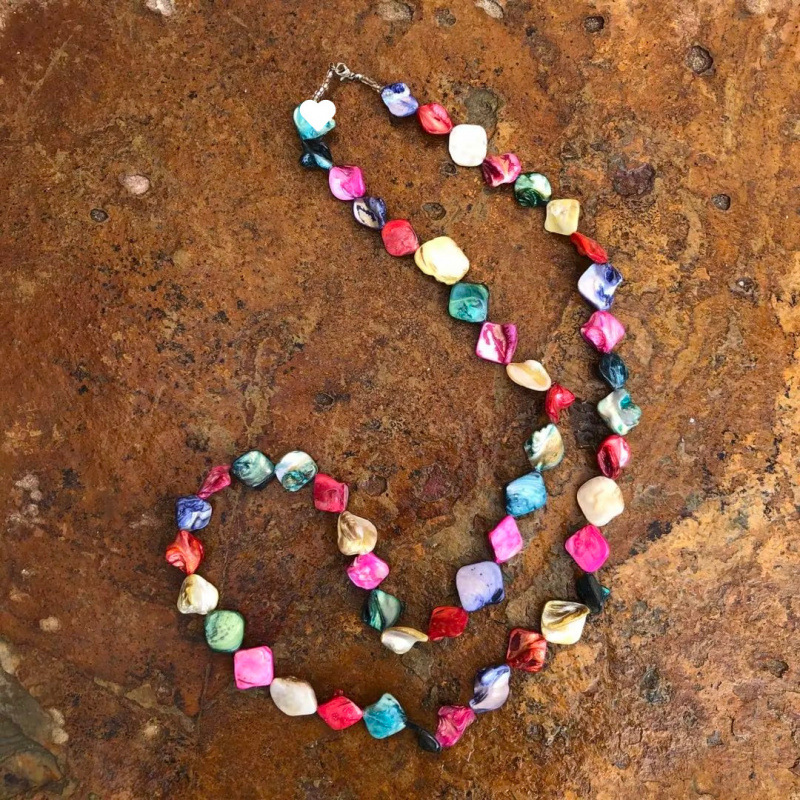 Conchas naturales conchas pulseras collares diy fresco versátil joyería correa de mano tienda artesanía característica fuente