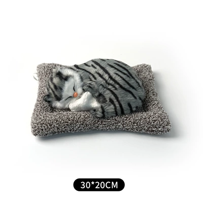 Accessory Cat Ornament Handmade Creative, Car ornaments - can-call-money-large-blue-and-white-cat
