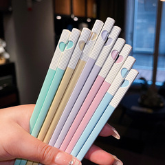 2025新商品かわいい五色愛合金箸一人箸分食マカロン家庭用メーカー直販