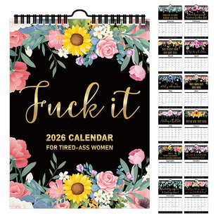 Cross-Border New Product Calendarfortired-Asswomen 2026Calendarfortired-Asswomen