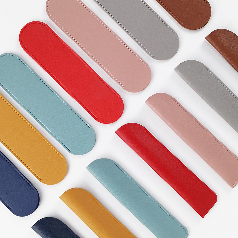 Rectangular multicolor puede personalizar logotipo corporativo pu corteza bolígrafo bolígrafo al por mayor personalizado