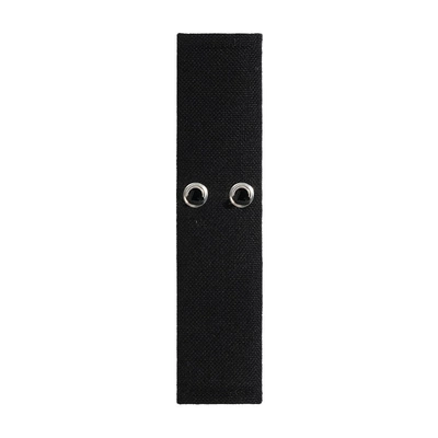 Car Seat Belt Shoulder Protector with Holes DIY Removable Doll Decoration Kidsren's Car Seat Belt Protective Cover (Seat belt shoulder pad) - cotton-and-linen-black-with-holes