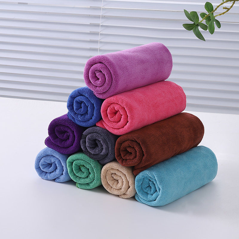 Towel with Logo Embroidery for Advertising, Housekeeping, Cleaning, Barber Shop, Beauty, Bathing, Absorbent and Lint-Free Towel Towel with Logo Embroidery for Advertising, Housekeeping, Cleaning, Barber Shop, Beauty, Bathing, Absorbent and Lint-Free Towel