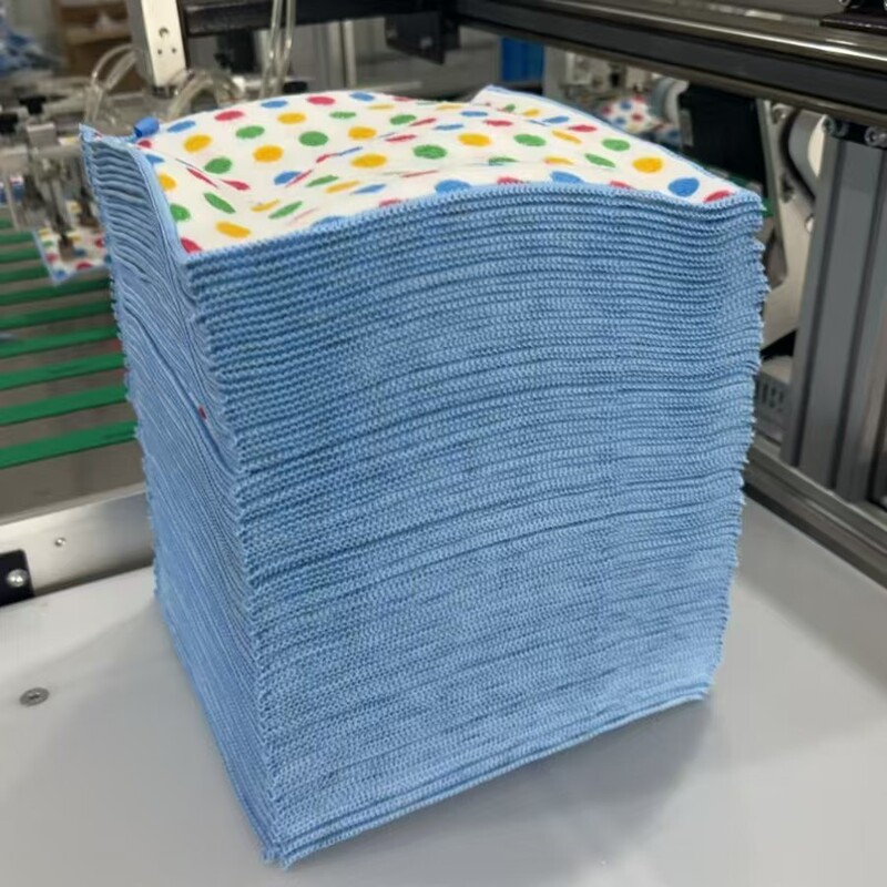 Colorful Dot Dish Cloth Kitchen Cleaning Dish Cloth Hand Wipe Water Absorbent Cleaning Towel Household Cleaning Cloth