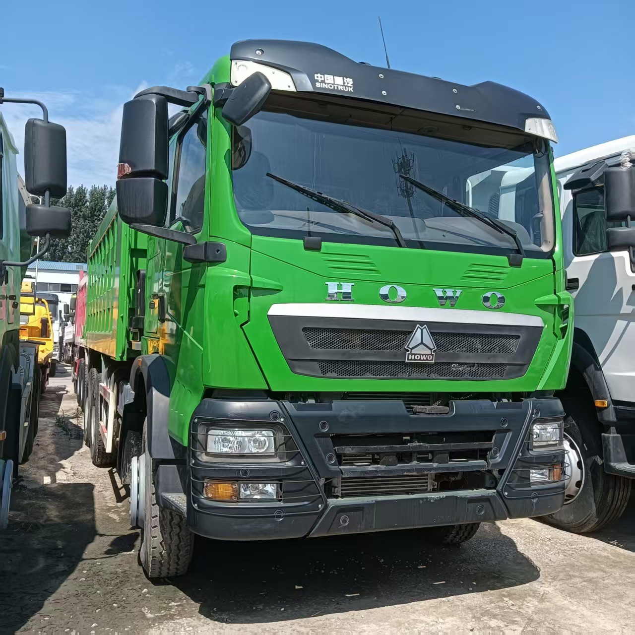 Refurbished Exported Used Heavy-Duty Truck Howo TX430 Rear Eight-Wheel Dump Truck for Construction Waste Hauwo Dump Truck