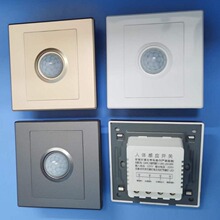 智能照明工厂直销批发车库酒店别墅室内86型薄人体感应开光控制器