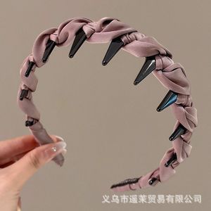 韩系蓬松高颅顶发箍女2025新款波浪带齿洗脸防滑头箍发卡发饰头饰|undefined