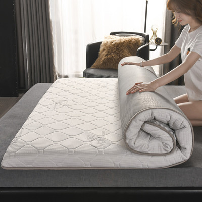 新款秋冬加厚针织棉乳胶床垫保暖可折叠防滑透气席梦思床垫床褥子|ms