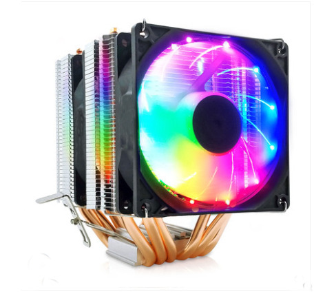 Computadora de escritorio 6 tubo de cobre cpu radiador ultra silencioso 1366AMD 1700 X79 2011 pin CPU ventilador