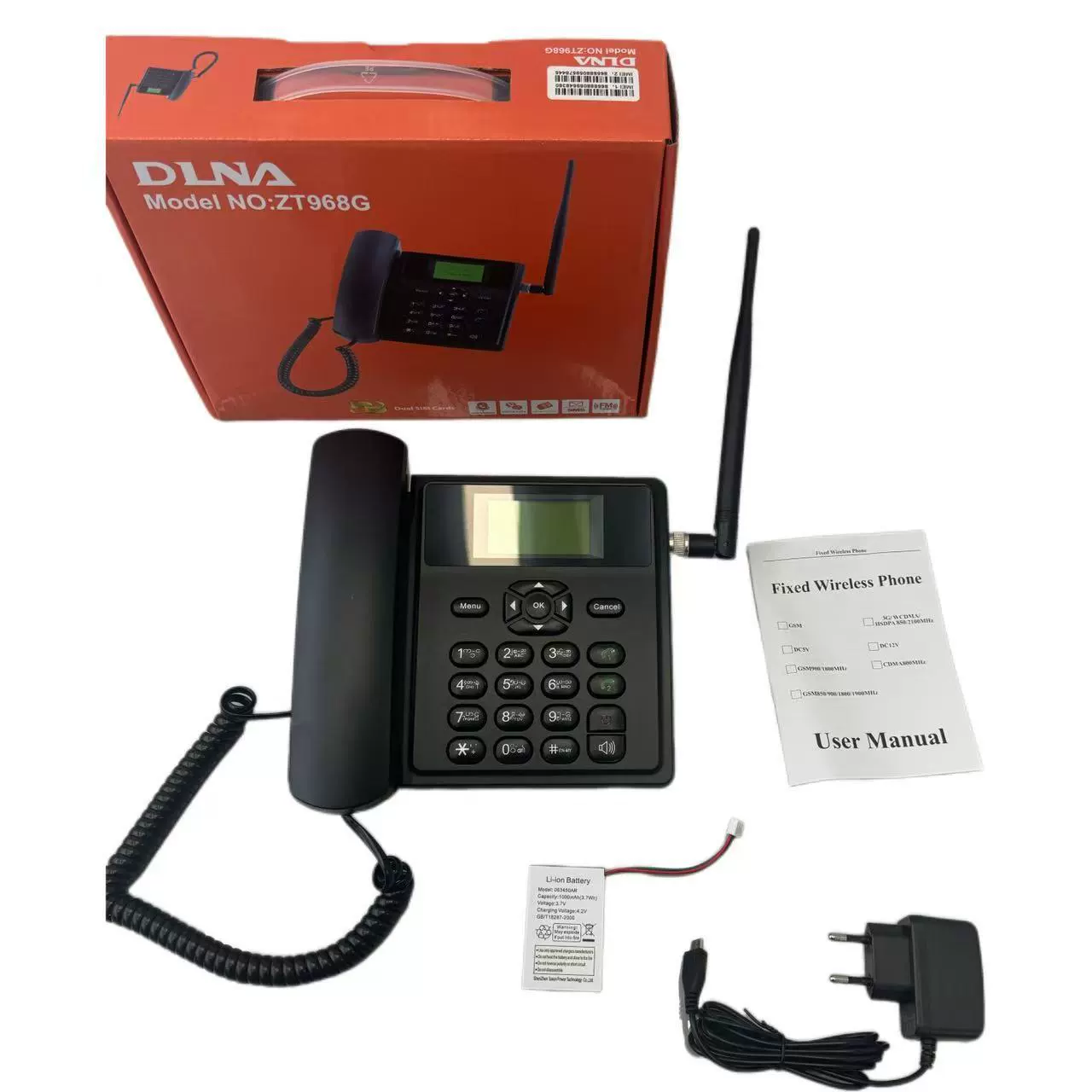 3G беспроводная стационарная линия GSM-карта телефон офис дом бизнес черный стационарный телефон школа отель компания трансграничная