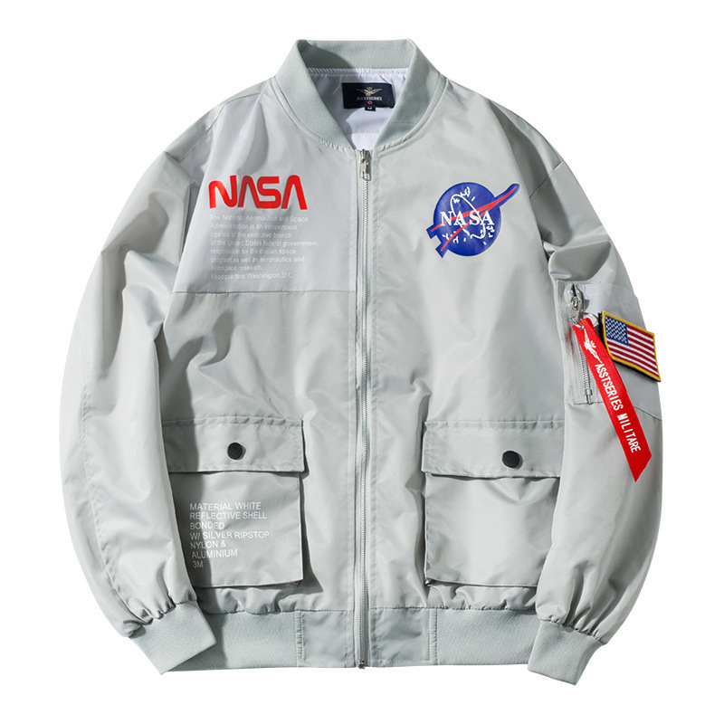 nasa Joint ma1 bomber jacket male astronaut jacket Men and Women Air Force jacket heron preston nasa Joint ma1 bomber jacket male astronaut jacket Men and Women Air Force jacket heron preston