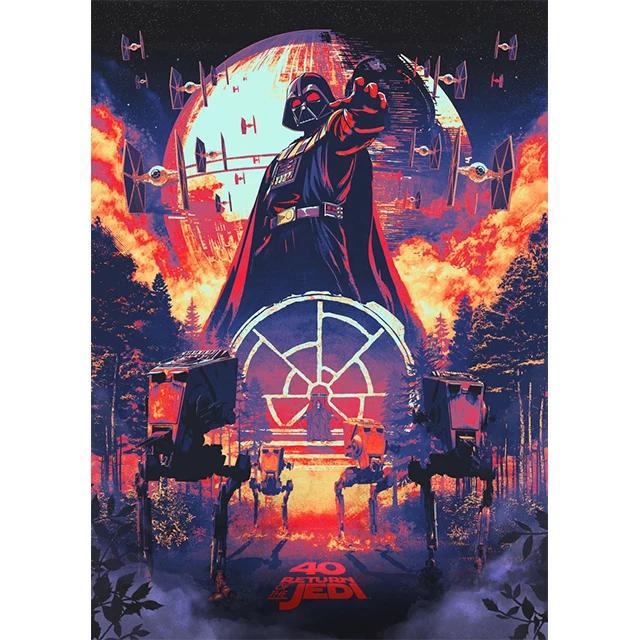 Star Wars Anakin Skywalker Poster Fabricante Impresión de lienzo de aceite comercio electrónico transfronterizo AliExpress
