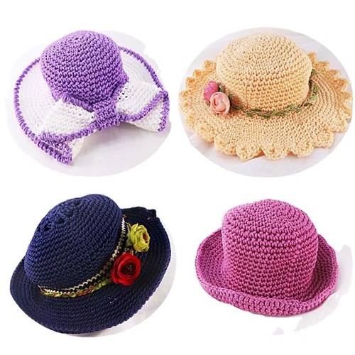 Lightweight Ice Silk Thread, Thick Ice Silk Thread, Hollow Thread, Summer Sun Hat Hand-Braided DIY Crochet Bag Cushion Weaving Thread Wholesale