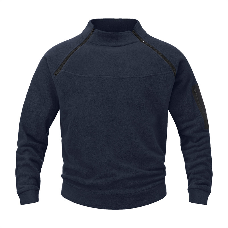Cross - Border European Yard Autumn and winter half zip Guard skin Long Sleeve funda Head shake Plum Blazer Men European and American Sports and Leisure