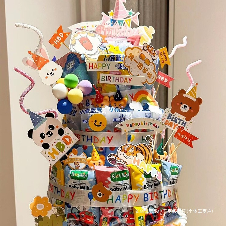 スナックケーキ diy 材料装飾泡胚モデル小紅書同じスタイル子供のクリエイティブプラグインカード装飾|undefined