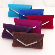 轻奢优雅晚宴包化妆包晚装包闪亮金属链条包 女式闪耀派对手拿包