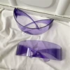 Integrated semicircle, all purple