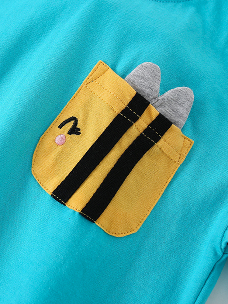 Malwee ropa de verano de dos piezas para niñas nuevos pantalones de manga corta casuales para niños europeos y americanos traje de Niños de estilo occidental