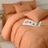 Emma Orange [200 count pure cotton brushed]