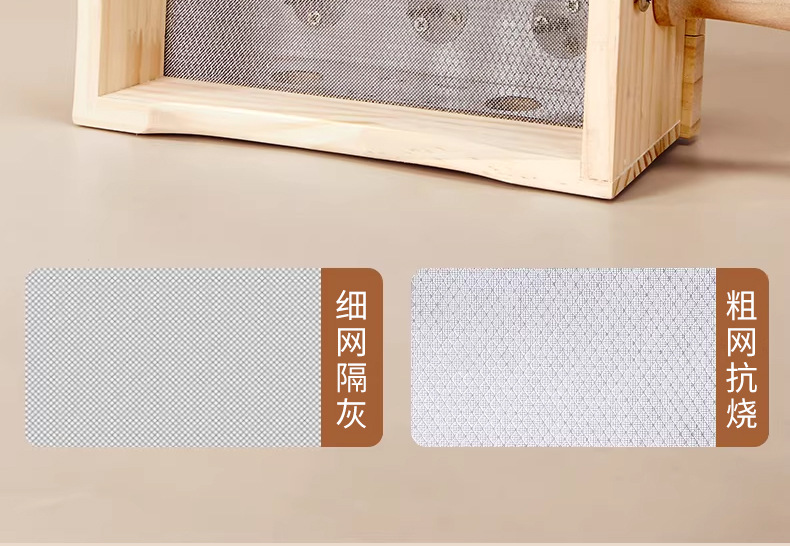 Wooden Moxibustion Box Portable Moxa Burner for Home Full Body Use with 54 Stone-Ground Moxa Cones quality and texture