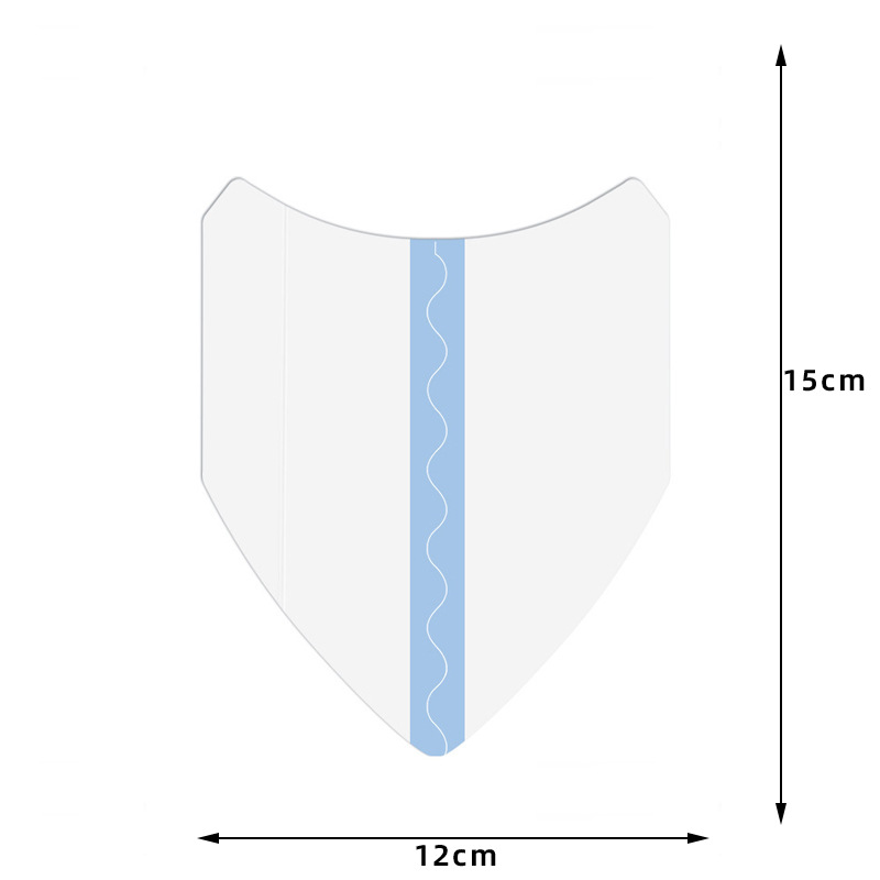 Paño elástico transfronterizo en forma de V, parche para el muslo, aislamiento invisible del sudor, prevención de la fricción, leggings, área de presión lenta, parche para el muslo multiusos
