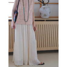 暮夏浅秋 2025早秋新品 小众设计 文艺质感半身裙